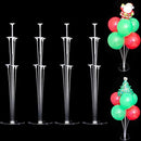 BASENOR Balloon Stand 4 Set Balloon Column Stand Kit Base and Pole, Desktop Holder Balloon Tower Decoration for Christmas Birthday Party Wedding Party Event Decorations