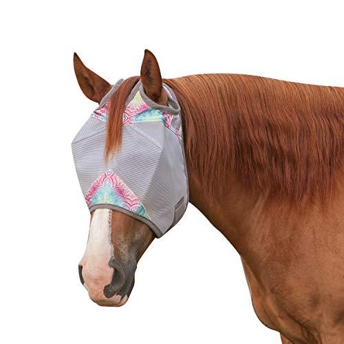 Cashel Crusader Standard Fly Mask No Ears or Nose,Gray,Horse