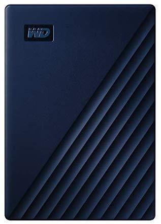 WD 2TB My Passport for Mac Portable External Hard Drive - Blue, USB-C/USB-A - WDBA2D0020BBL-WESN