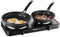 Kitchen Countertop Cast-Iron Double Burner - Stainless Steel Body – Sealed Burners - Ideal for RV, Small Apartments, Camping, Cookery Demonstrations, or as an Extra Burner – by Durabold