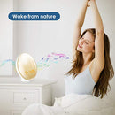 Warmhoming Wake-Up Light Alarm Clock with Colored Sunrise Simulation and Radio for Bedroom