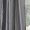 Half Price Drapes PTCH-112-108-RU Ruched Faux Silk Taffeta Curtain, Platinum