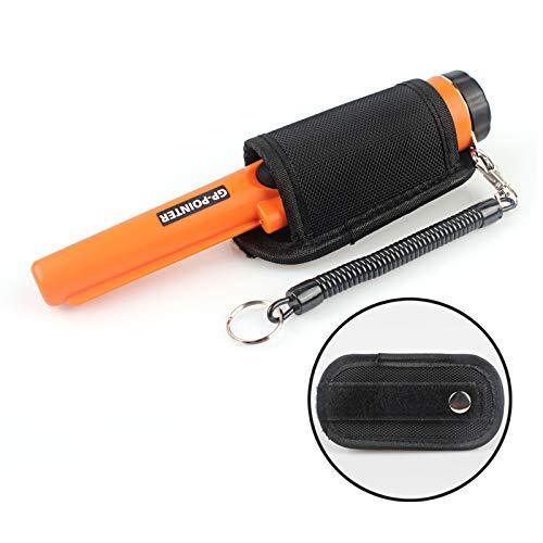 Soddyenergy Portable Pinpointer Probe Metal Detector with LED Indicato, Orange