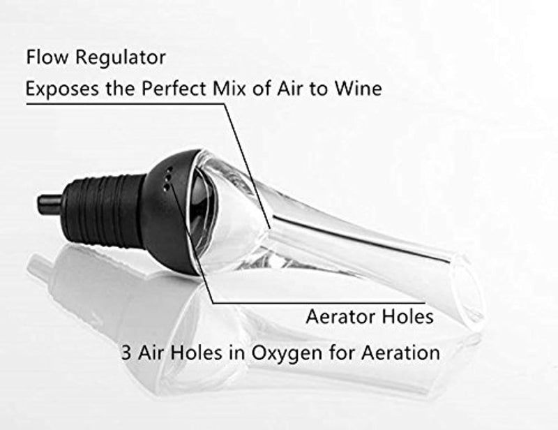 Wine Aerator Pourer Woodpecker Pourer Fast Wine Decanter for Red Wine Home Party Bar