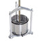 HOMCOM 1.4 Gallon Stainless Steel Manual Fruit Juice and Wine Press - Silver