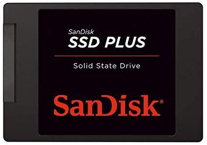 SanDisk SSD PLUS 1TB Internal SSD - SATA III 6 Gb/s, 2.5"/7mm, Up to 535 MB/s - SDSSDA-1T00-G26