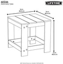 Lifetime 60246 Adirondack Table