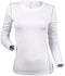 WANAYOU Women's Compression Shirt Dry Fit Long Sleeve Running Athletic T-Shirt Workout Tops