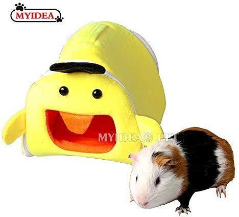 MYIDEA Hamster Guinea Pig Bed - Small Animal Portable Cage Supplies Handing House Hideout for Rat/Hedgehog/Ferret/Chinchilla/Rabbit Small Animal Bedding