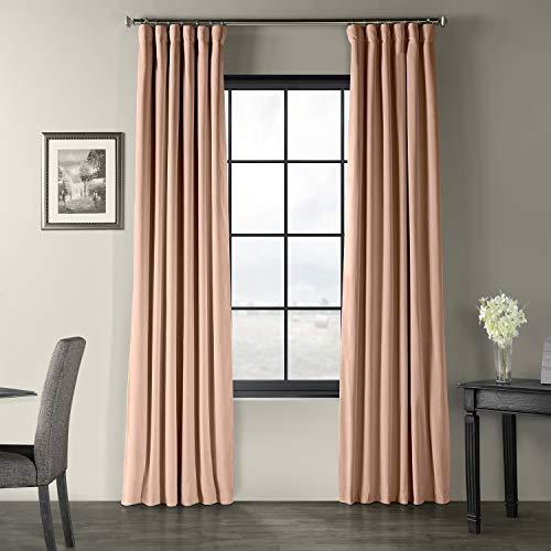 Half Price Drapes VPCH-192018-120 Signature Blackout Velvet Curtain, Burgundy, 50 X 120