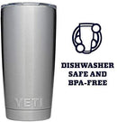 YETI Rambler 20 oz Stainless Steel Vacuum Insulated Tumbler w/MagSlider Lid