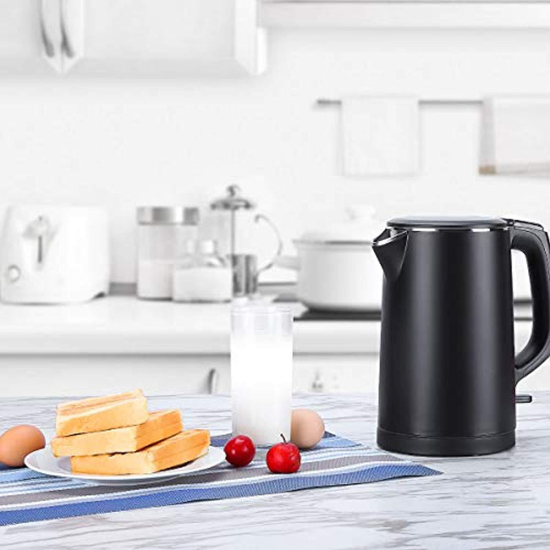 Electric Kettle, Fast boiling Kettle (Black)