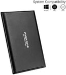 500GB External Hard Drive Portable - Maxone 2.5'' Ultra Slim HDD Storage USB 3.0 for PC, Mac, Laptop, PS4, Xbox one - Gold