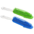 [2Pcs] Pet Hair Remove Brush, Best Car & Auto Detailing Brush Portable Dogs Cats Hair&Lint Remover Brush Rubber Massage Brush for Car&Auto Furniture, Carpet, Clothes, Leather (Blue and Green)