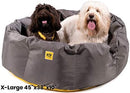 Nest 9 Round Dog Bed Deep Den, Bagel, Donut, and Deep Dish Style for Cuddler, Machine Washable