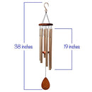 UpBlend Outdoors Large Wind Chime - The Classic Havasu is 38” Total Length - Hand-Tuned and Beautiful as a Gift or for Your Patio, Garden, and Outdoor Home décor