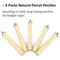 MwaBaiTx Natural Parrot Perch Set, Bird Chewing Toys Bird Perch Bird Stand Bird Cage Accessories