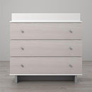 Little Seeds Maple Lane Dove 3 Drawer Dresser, White