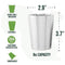 Better For Your - Small Tumbler Cups Stainless Steel Double Wall - 8oz (250ml) - Set of 3