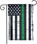 HOME DEPUTY Thin Blue Line Deputy Sheriff Garden Flag House Banner for Party Yard Home Outdoor Decor