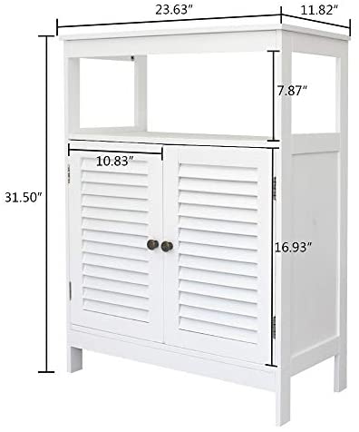 SoSo-BanTian1989 White Finish Pattern Design Console Sofa Entry Table with Shelf/Cabinet