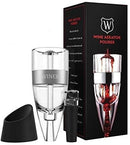 Wine Aerator Decanter With Free Bonus Vacuum Wine Stopper, Wine Aerator Pourer With Stand For Red/White Wine by Newward