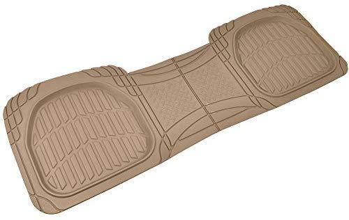 Motor Trend 4pc Gray Car Floor Mats Set Rubber Tortoise Liners w/ Cargo for Auto SUV Trucks