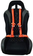 4 Point Harness with 2 Inch Padding (Ez Buckle Technology) (Black)