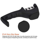 Knife Sharpener, Kitchen Knife Sharpener, 3-Stage Profession Knife Sharpening Tool, Helps Repair, Restore and Polish Blades, Ergonomic Design and Safe to Use
