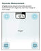 Okaysou All-New Bathroom Scale, Accurate Digital Body Weight Scale with Large 3.6" Backlit LCD Display, Step-On Technology, 400 Pound Capacity