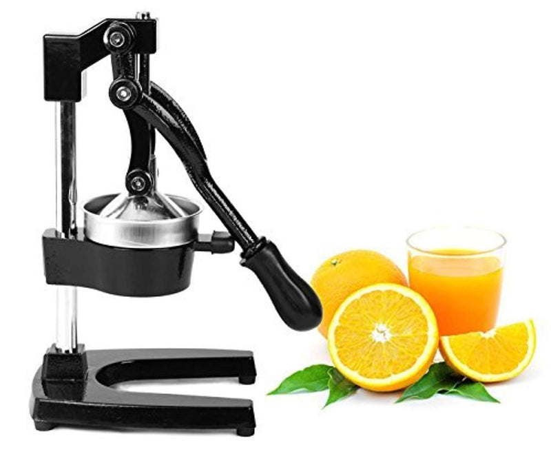 Top Rated Zulay Commercial Metal Orange Lemon Lime Squeezer - Premium Quality Heavy Duty Manual Citrus Press Stand Juicer