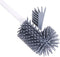 COSTOM Toilet Brush Set,Toilet Bowl Brush and Holder for Bathroom Toilet - White