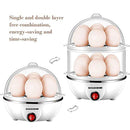 Egg Cooker,350W Electric Egg Maker,White Egg Steamer,Egg Boiler,14 Egg Capacity Egg Cooker With Automatic Shut Off，Egg cooker with Free Gift Egg Piercer