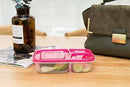 Bento Lunch Boxes, 3-Compartment Meal Prep Containers with Lids, Food Storage Containers, 7 Pack BPA Free Food Lunch box, LeakProof, Reusable, Stackable, Microwave, Freezer and Dishwasher Safe