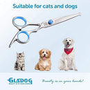 Elfirly Professional Dog Grooming Scissor with Safety Round Tips, Stainless Steel Pet Grooming Scissors, Sharp and Durable Pet Grooming Shears for Dogs and Cats