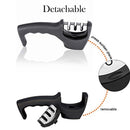 Professional Kitchen Knife Sharpener，3-Stage Knife Sharpening Tool to Sharpen, Repair and Polish,Suitable for Various Knives