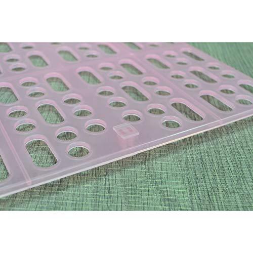 RUBYHOME Rabbit Mats for Cages Rabbit Guinea Pig Hamster and Other Small Animal Cage Hole Mat Prevent Pet Skin Disease with Fixed Tabs