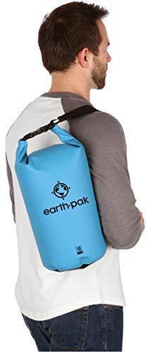 Earth Pak -Waterproof Dry Bag - Roll Top Dry Compression Sack Keeps Gear Dry for Kayaking, Beach, Rafting, Boating, Hiking, Camping and Fishing with Waterproof Phone Case