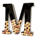 Wine Cork Holder - Metal Monogram Letter (M) by Will's