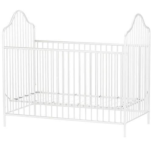 Little Seeds Rowan Valley Lanley Metal Crib and Changing Table Set, Black