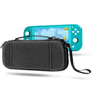 Compatible with Switch Lite Case EVA Protective Carrying Case for Switch Lite Cover Video Game Accessories for Nintendo Switch Lite Gifts for Men Husband Kids Teens (GrayWhite)