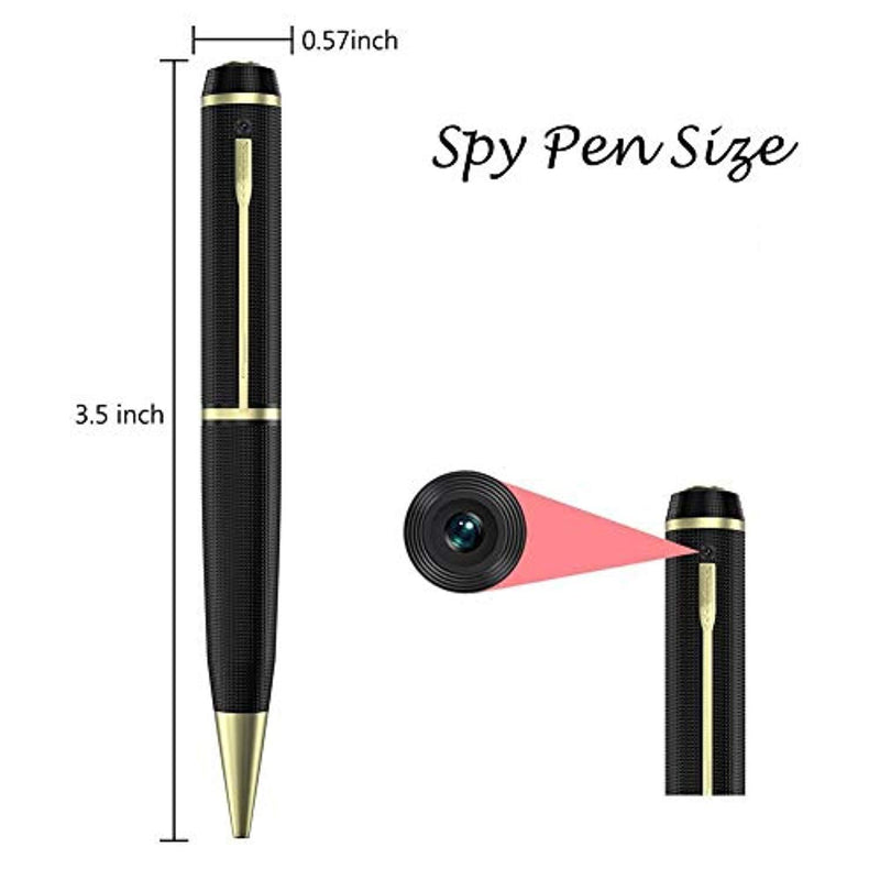 KIMUVIN Spy Pen Camera,16GB 1080P Full HD Mini Hidden Camera Pen with Video and Photo Recorder Dvr (2018)