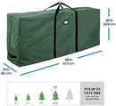 Premium Christmas Tree Storage Bag - Fits Up to 7.5 ft Tall Artificial Disassembled Trees, Durable Handles & Sleek Dual Zipper by ZOBER