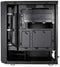 Fractal Design Meshify C - Compact Computer Case - High Performance Airflow/Cooling - 2X Fans Included - PSU Shroud - Modular Interior - Water-Cooling Ready - USB3.0 - Tempered Glass Light - Blackout