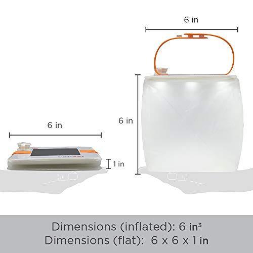 LuminAID PackLite 2-in-1 Phone Charger Lanterns | Great for Camping, Hurricane Emergency Kits and Travel | As Seen on Shark Tank