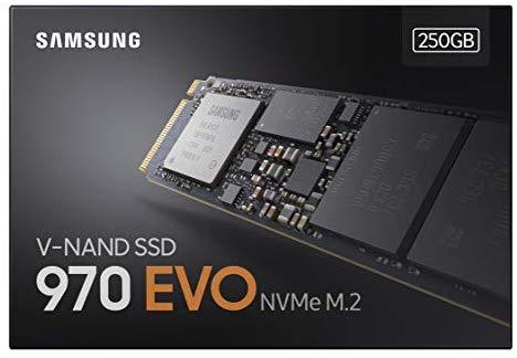 Samsung 970 EVO SSD 1TB - M.2 NVMe Interface Internal Solid State Drive with V-NAND Technology (MZ-V7E1T0BW), Black/Red