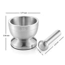 3S Stainless Steel Spice Grinder/Mortar and Pestle Set