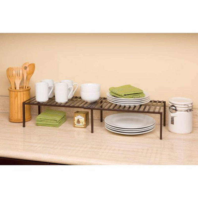 Seville Classics Expandable Kitchen Counter and Cabinet Shelf