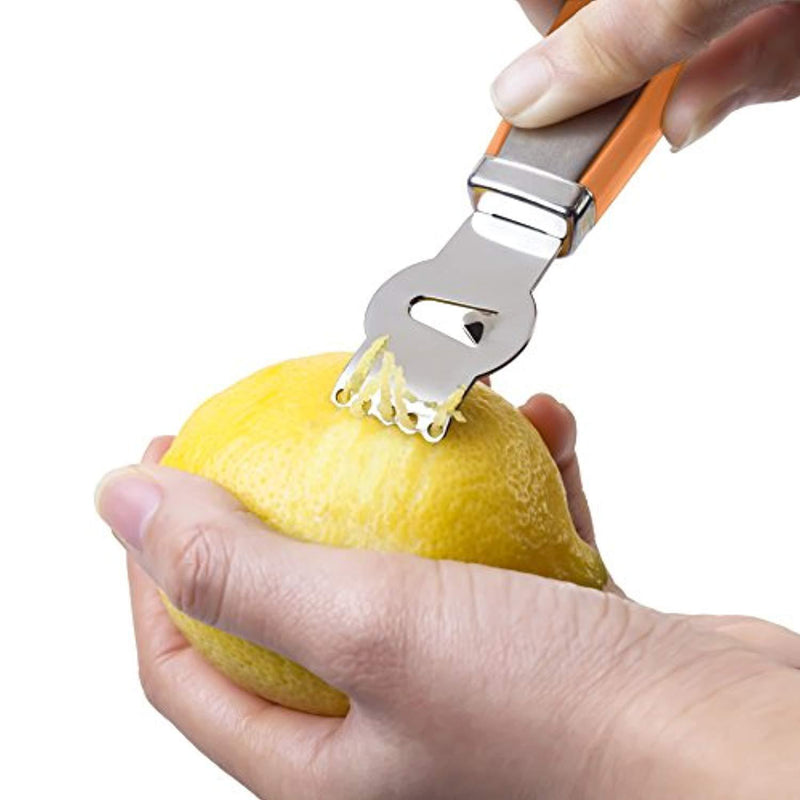 Gelindo Single Press Lemon Squeezer - Heavy Duty - Easy To Use - Large Bowl, Silver