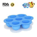 Silicone Egg Bites Molds for Instant Pot Accessories Fit for Instant Pot 5/6/8 qt and Pressure Cooker FDA Approved Baby Food Storage Container Tray with Lid